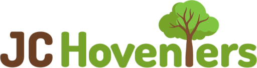 Het logo van JC Hoveniers, uw hovenier voor in Rotterdam